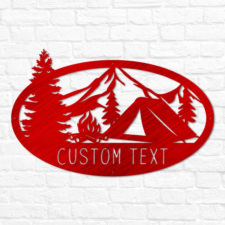 Camping Oval Monogram