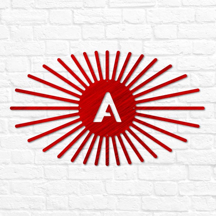 Starburst Letter Monogram