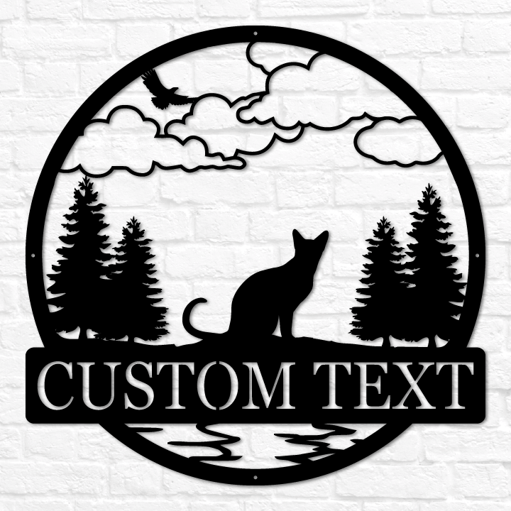 Cat Outdoor Monogram