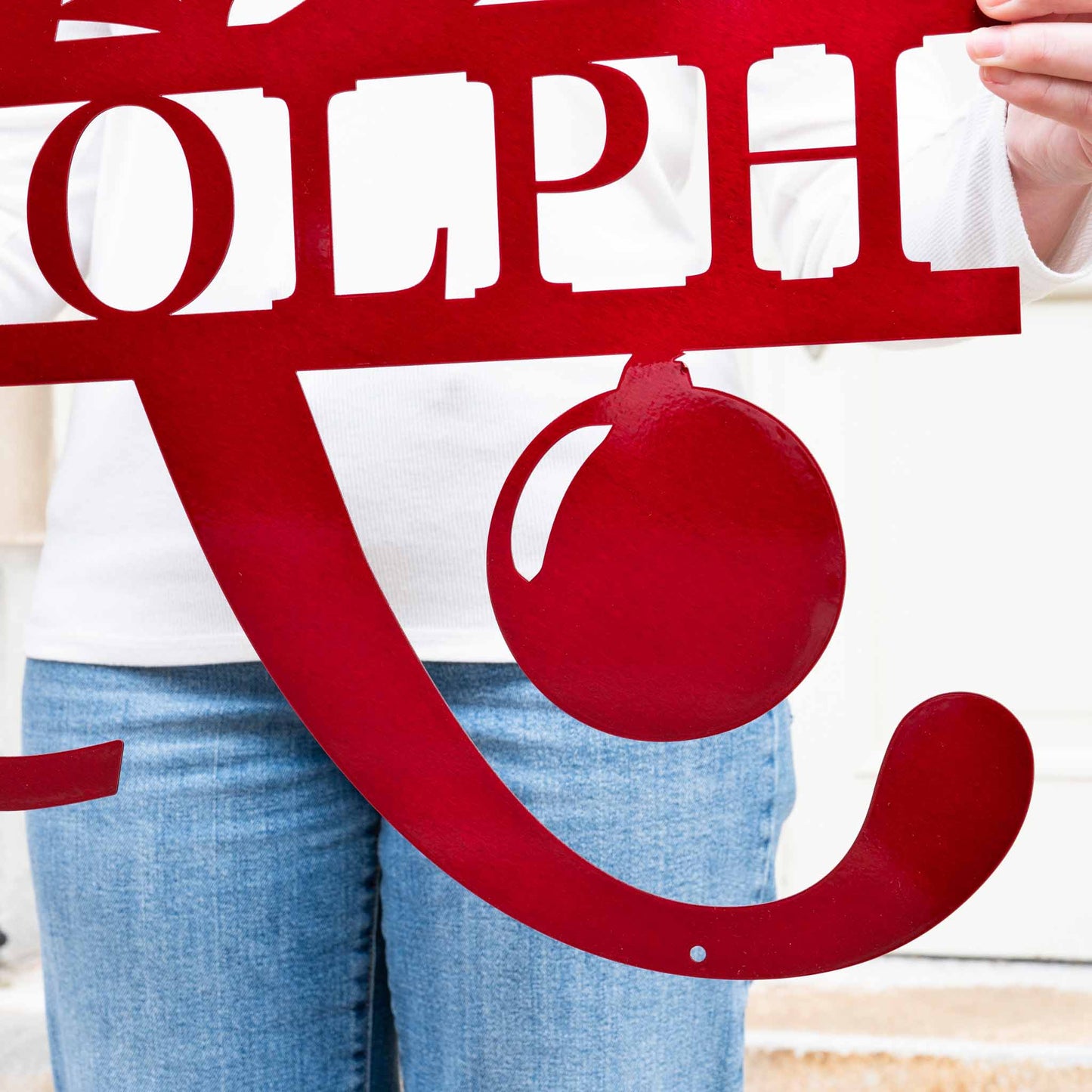 Christmas Split Letter Monogram