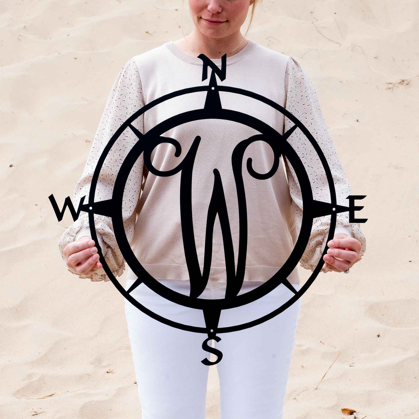 Compass Letter Monogram