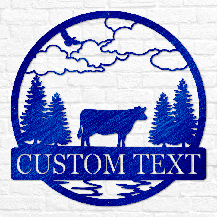 Cow Outdoor Monogram