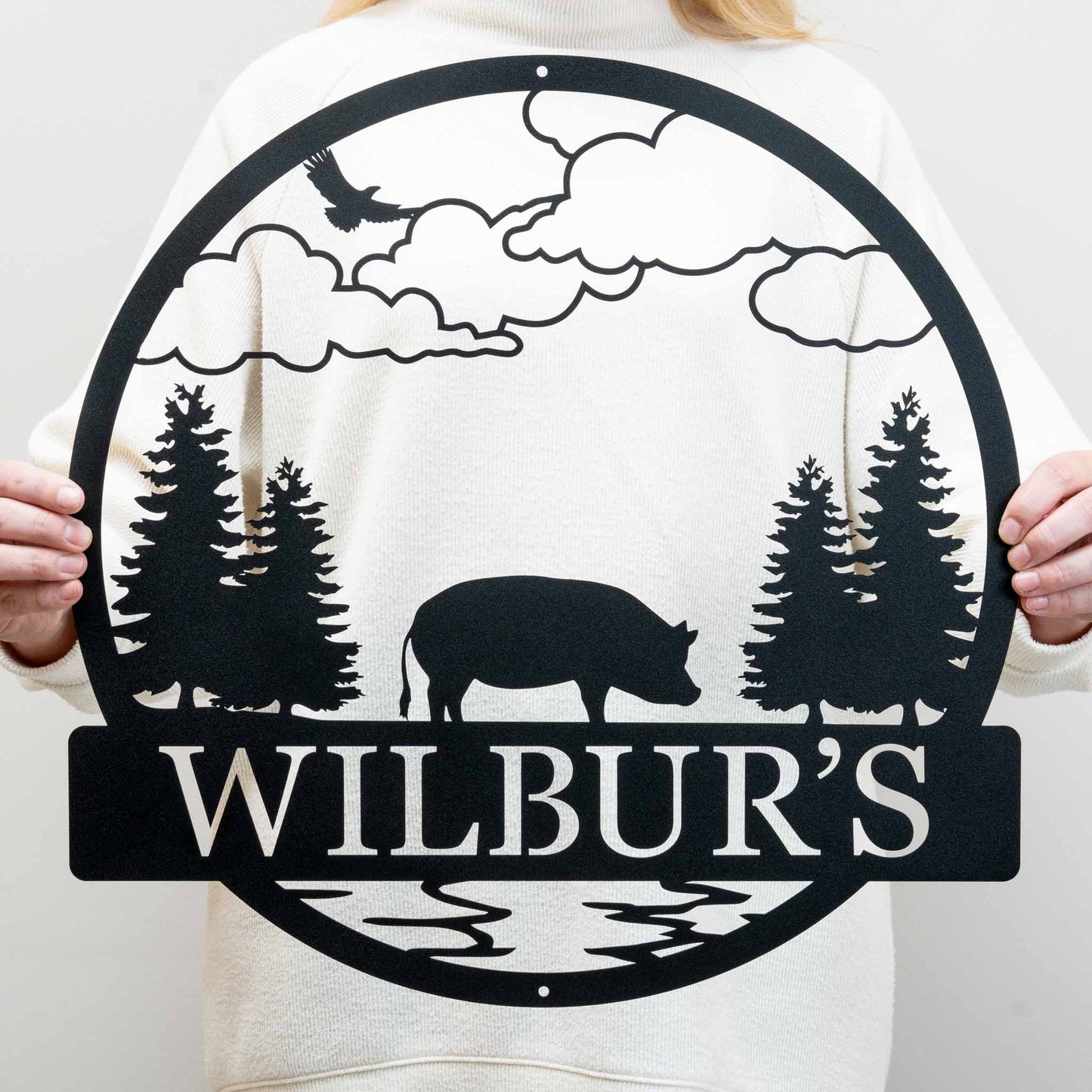 Pig Outdoor Monogram