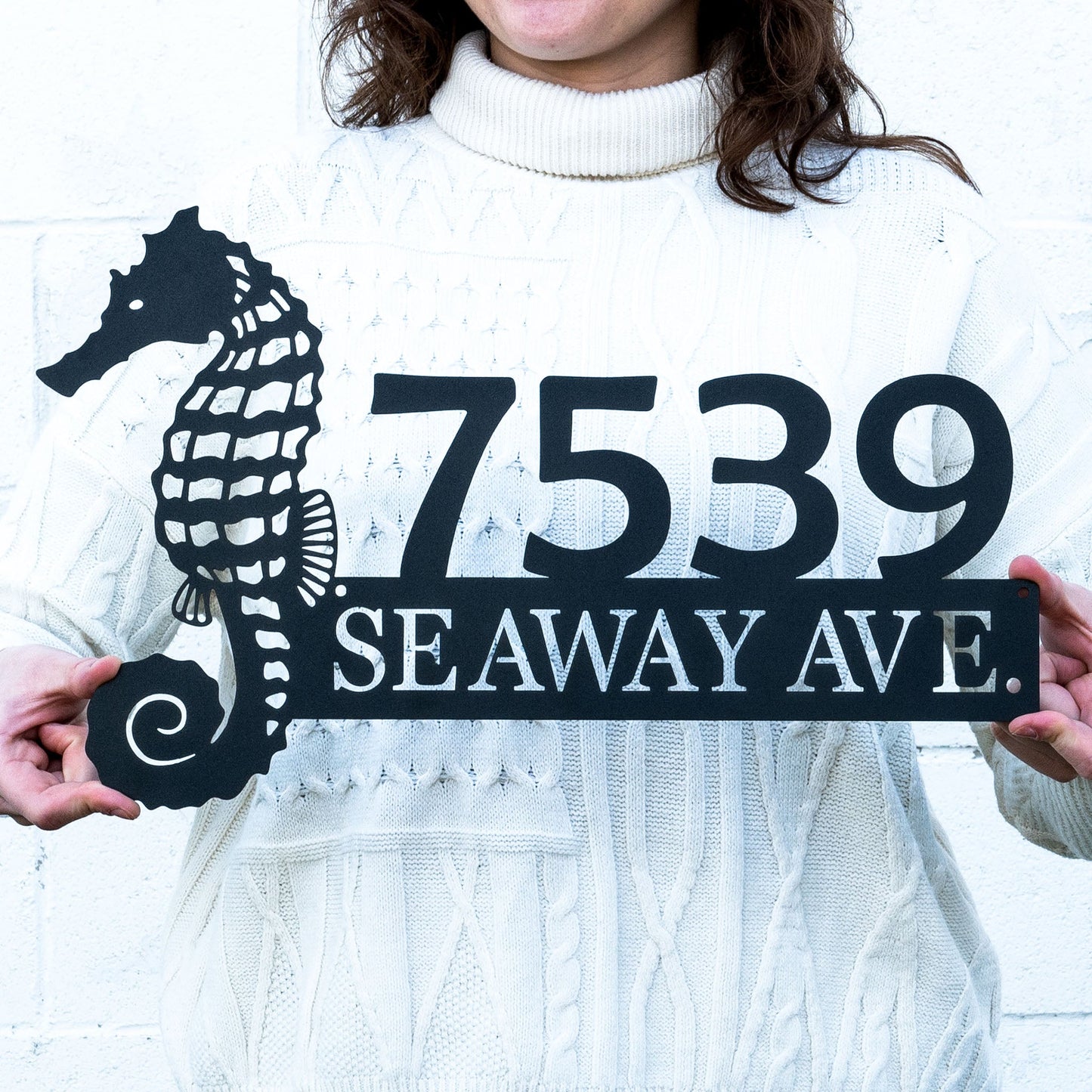 Coastal Address Sign