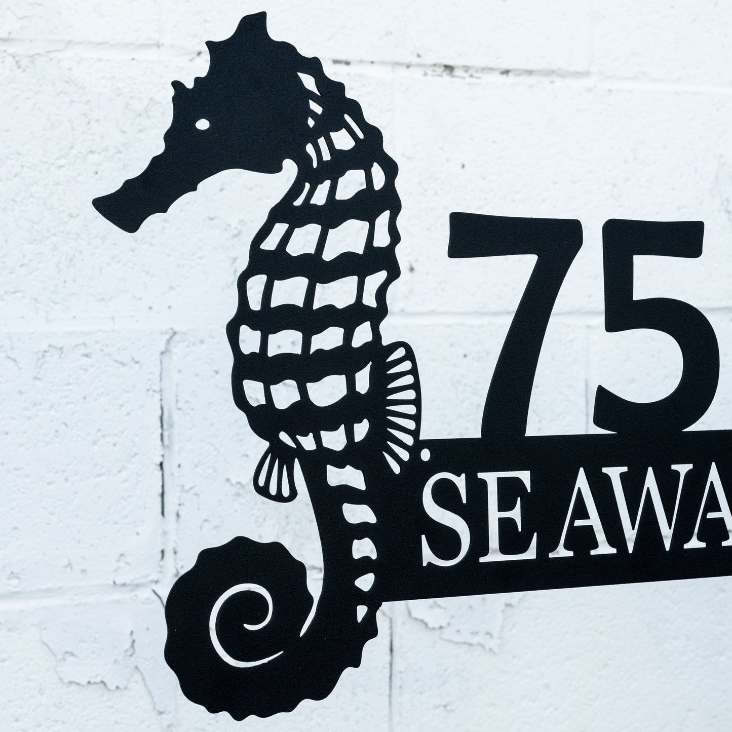 Coastal Address Sign