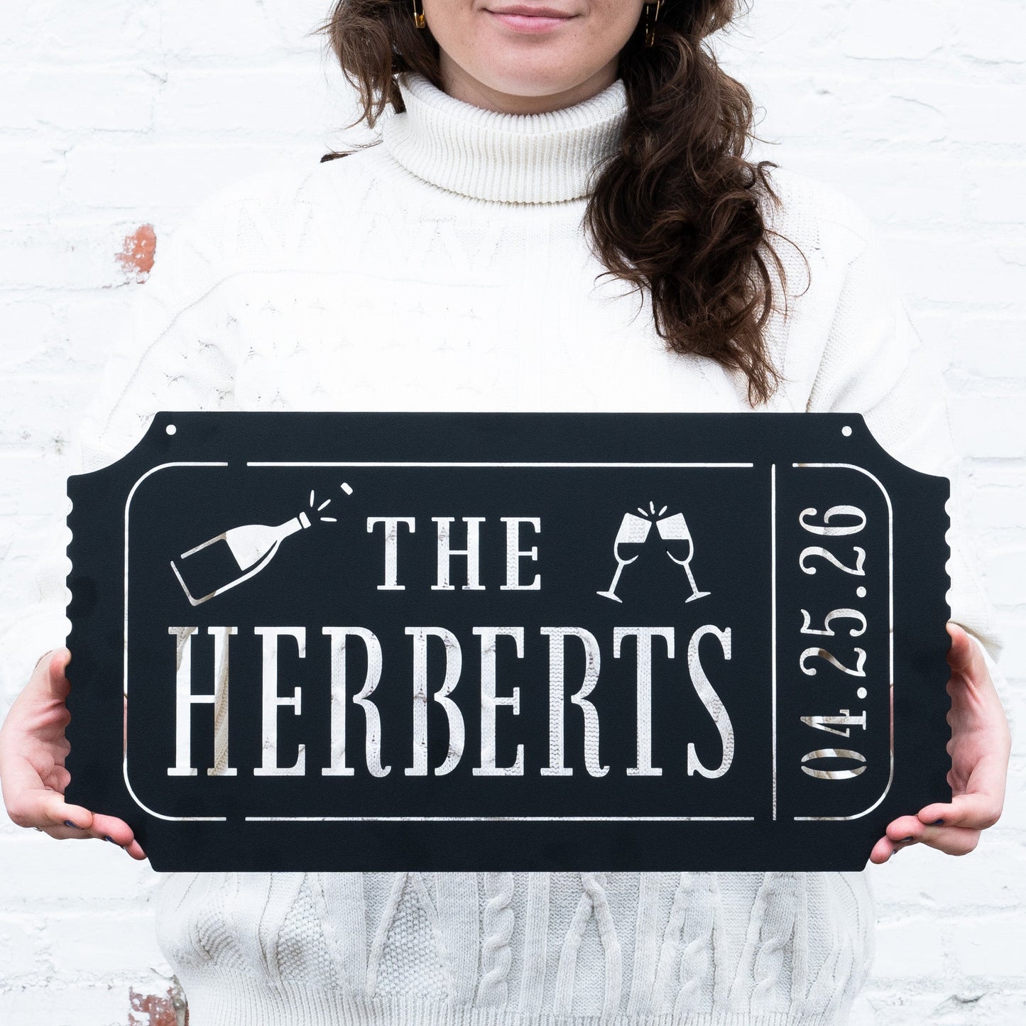 Ticket Stub Monogram