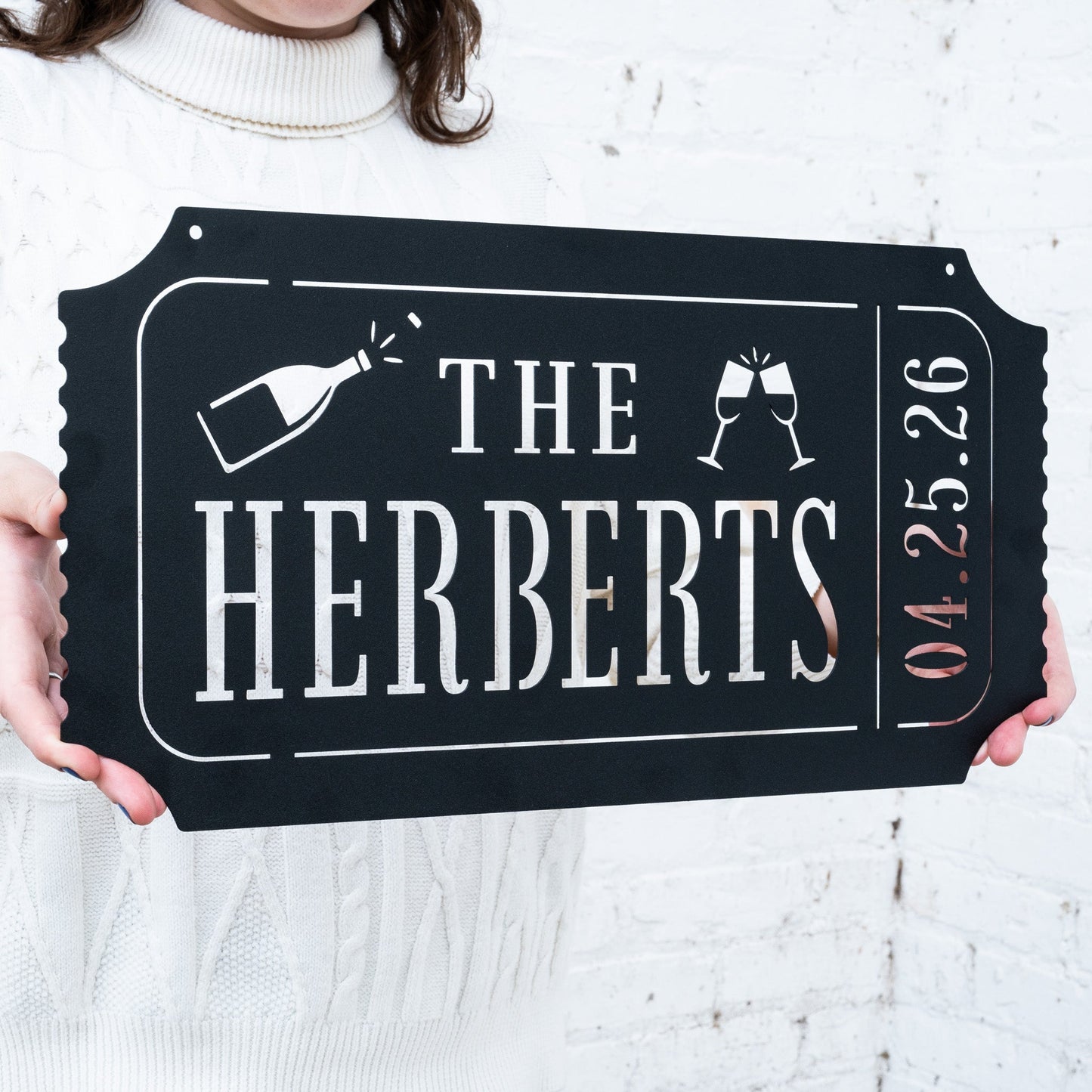 Ticket Stub Monogram