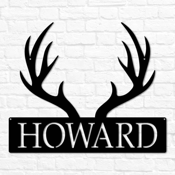 Deer Antler Monogram