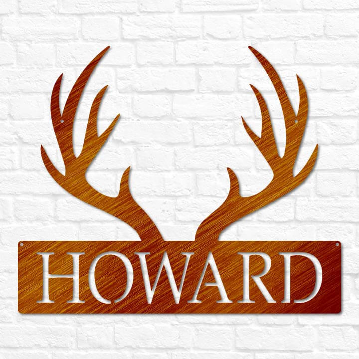 Deer Antler Monogram