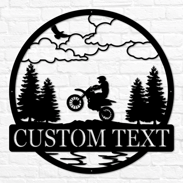 Dirt Bike Outdoor Monogram