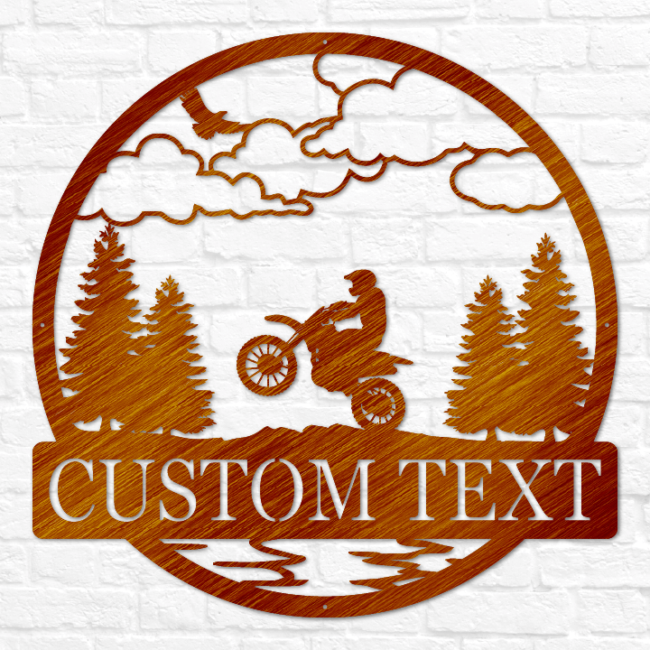 Dirt Bike Outdoor Monogram