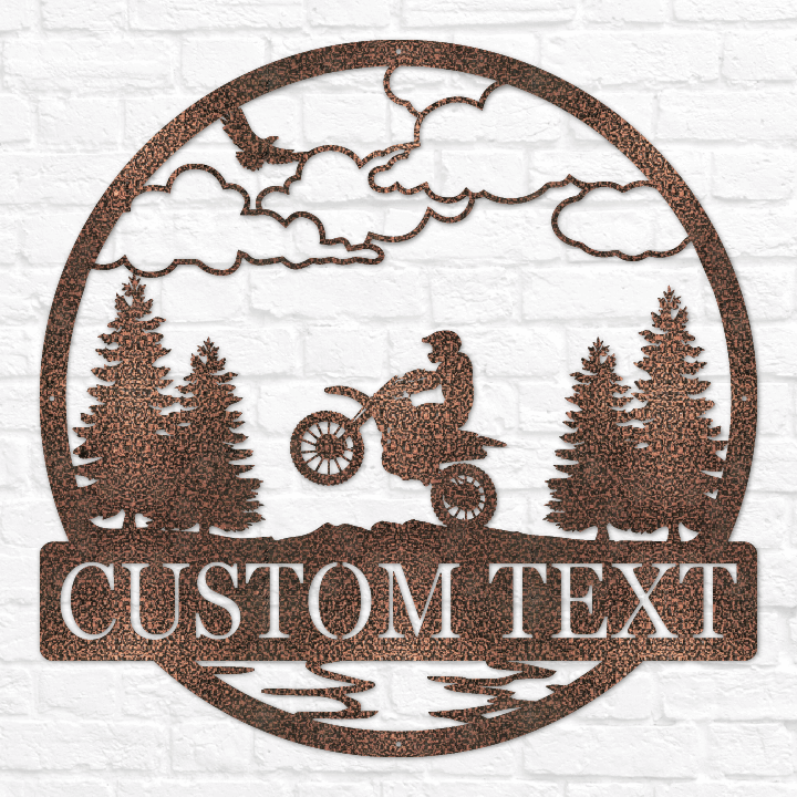 Dirt Bike Outdoor Monogram