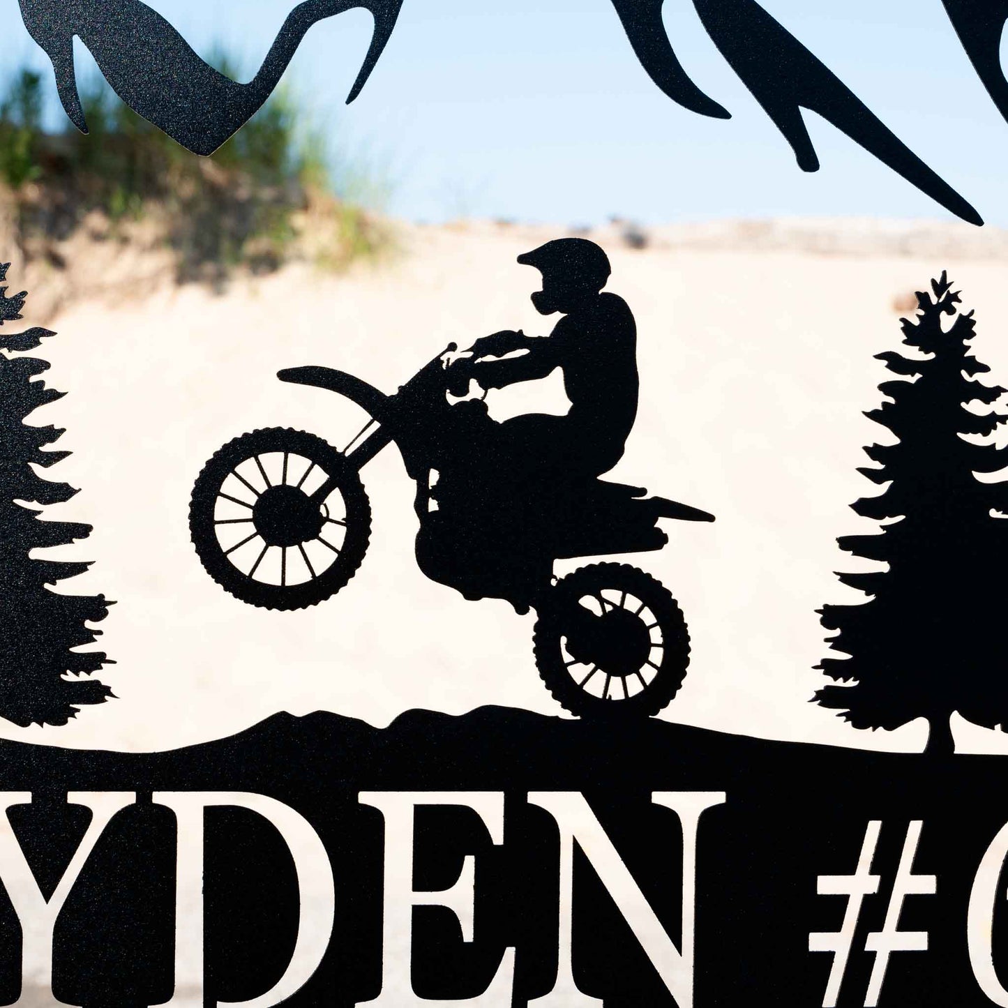 Dirt Bike Outdoor Monogram