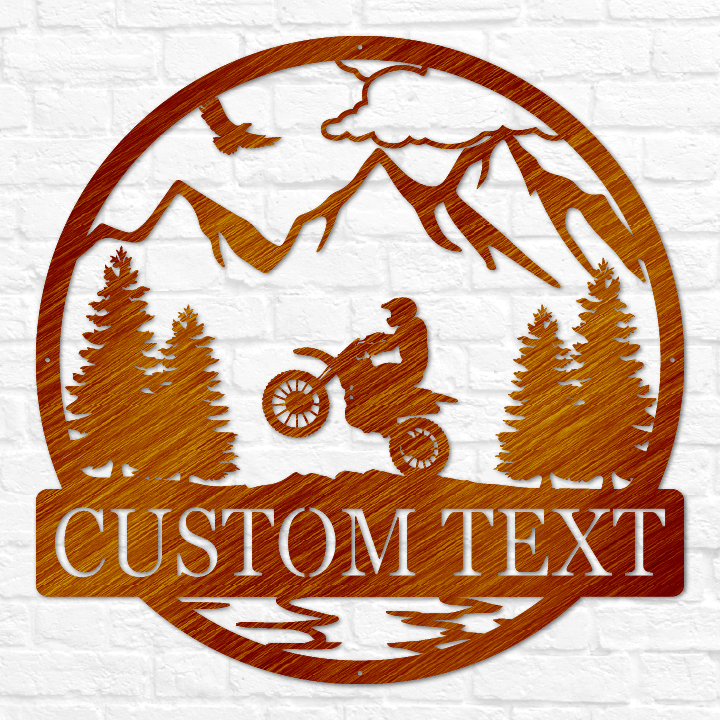 Dirt Bike Outdoor Monogram