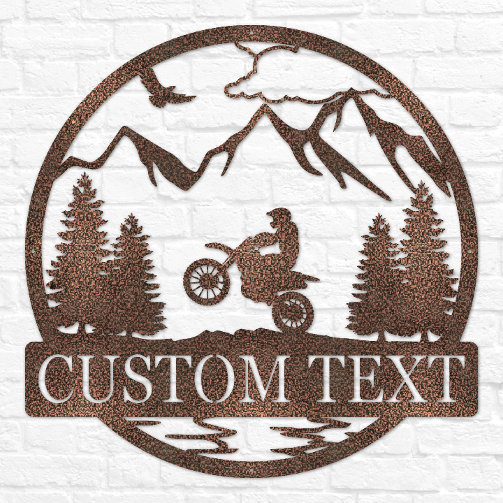 Dirt Bike Outdoor Monogram