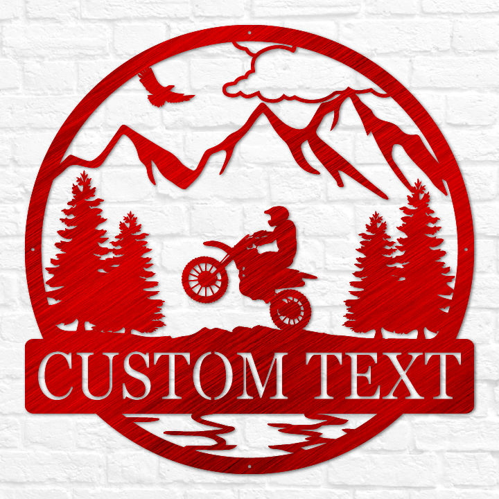 Dirt Bike Outdoor Monogram