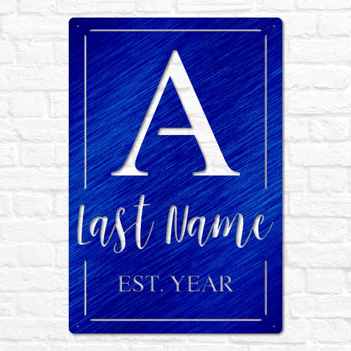 Established Letter Plaque