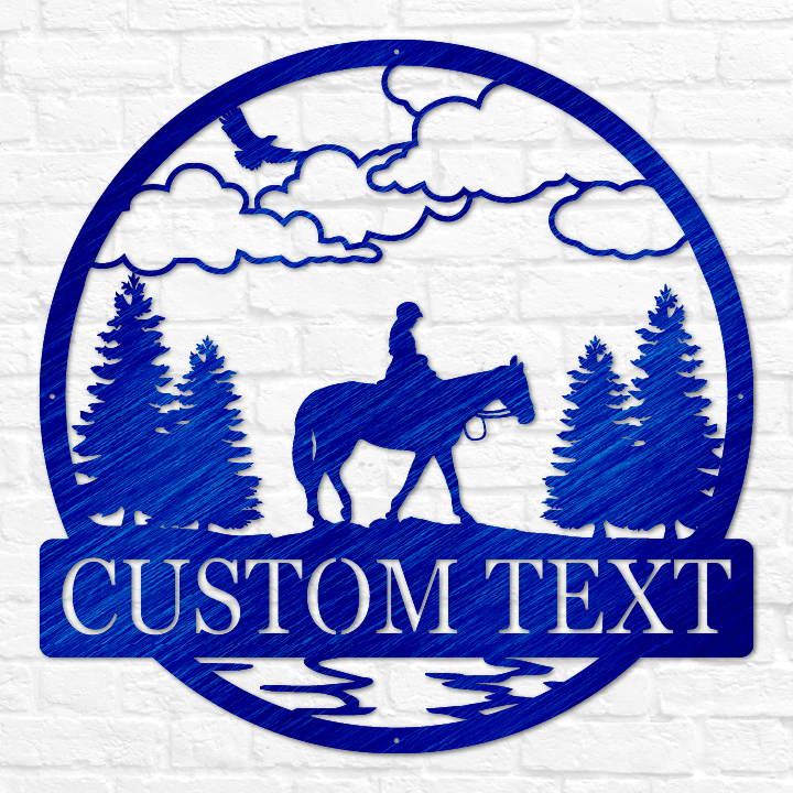 Horse Equestrian Outdoor Monogram