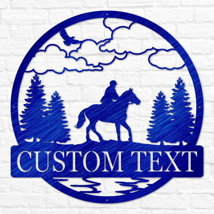 Horse Equestrian Outdoor Monogram