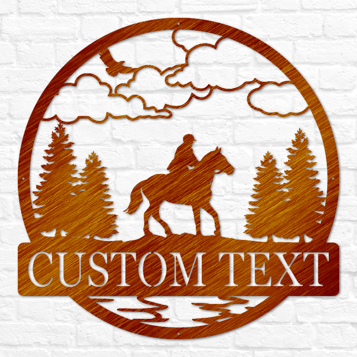 Horse Equestrian Outdoor Monogram