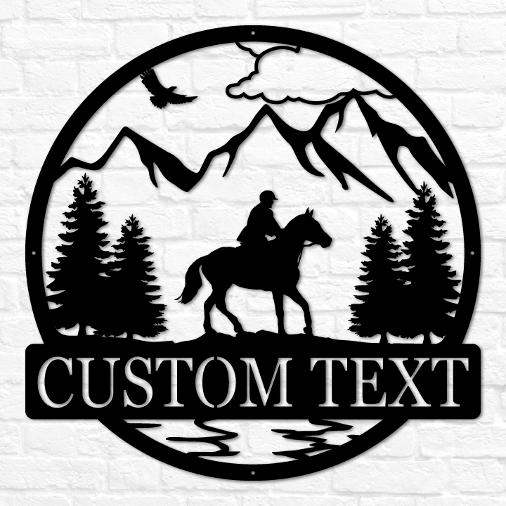 Horse Equestrian Outdoor Monogram