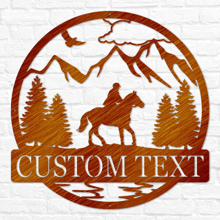 Horse Equestrian Outdoor Monogram