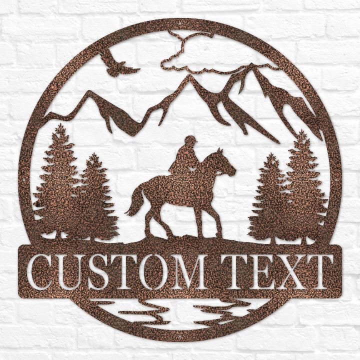 Horse Equestrian Outdoor Monogram