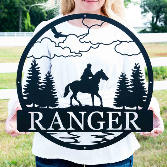 Horse Equestrian Outdoor Monogram