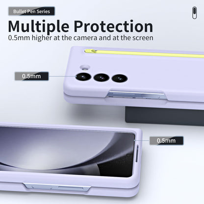 Anti-fall Protective Phone Case With Pen Tray Shell For Galaxy Z Fold 7/6/5/4/3