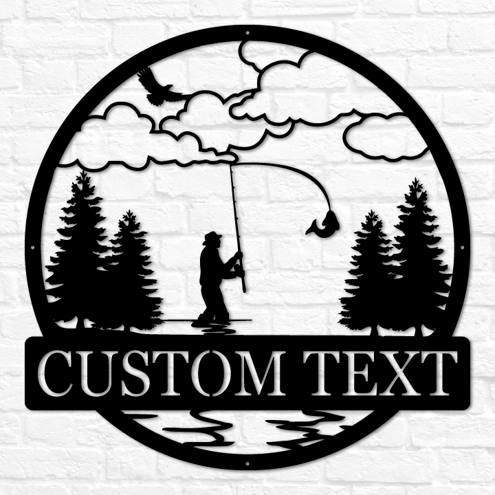 Fisherman Outdoor Monogram