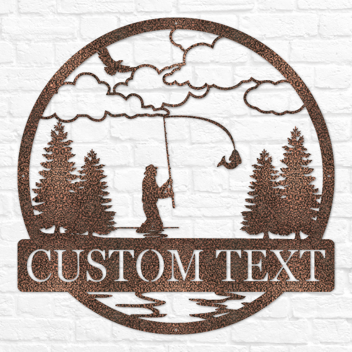 Fisherman Outdoor Monogram