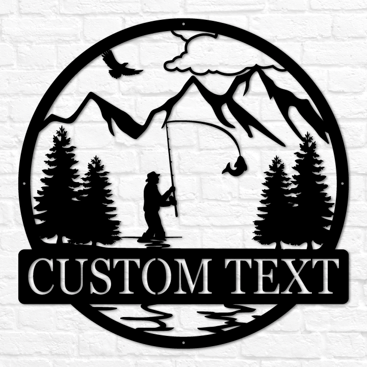 Fisherman Outdoor Monogram