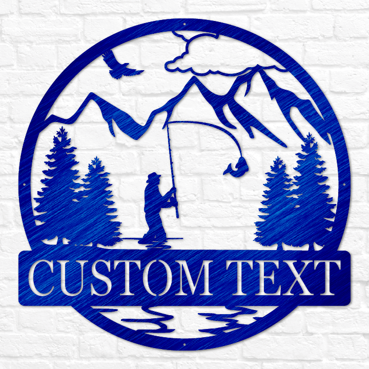 Fisherman Outdoor Monogram