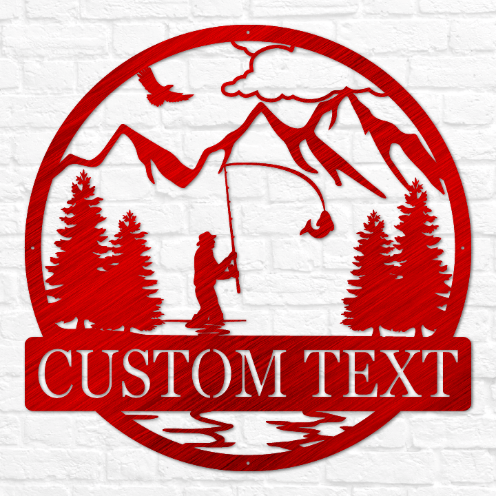 Fisherman Outdoor Monogram