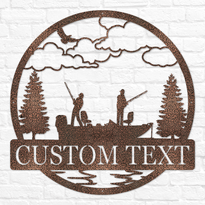 Fishing Boat Outdoor Monogram