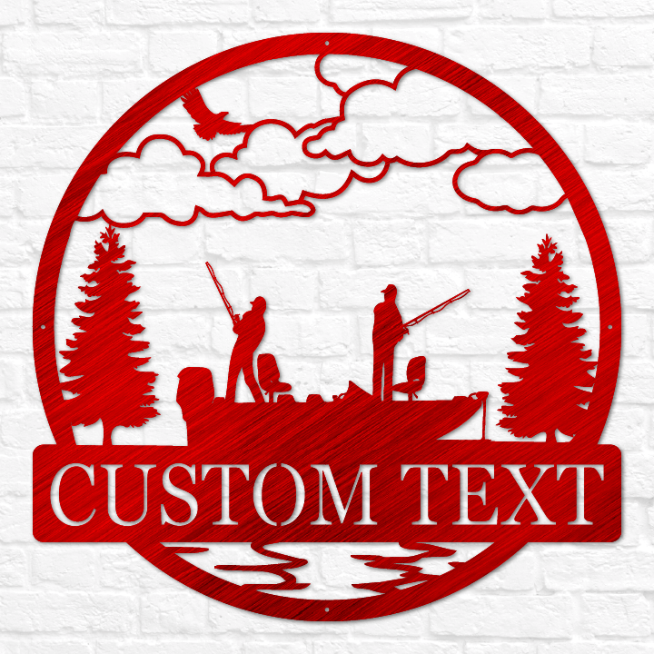 Fishing Boat Outdoor Monogram