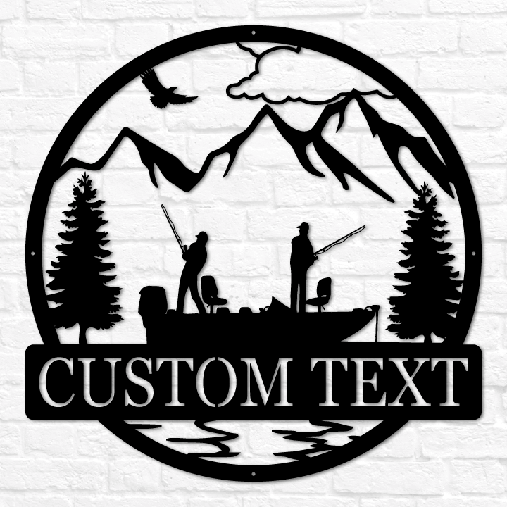 Fishing Boat Outdoor Monogram