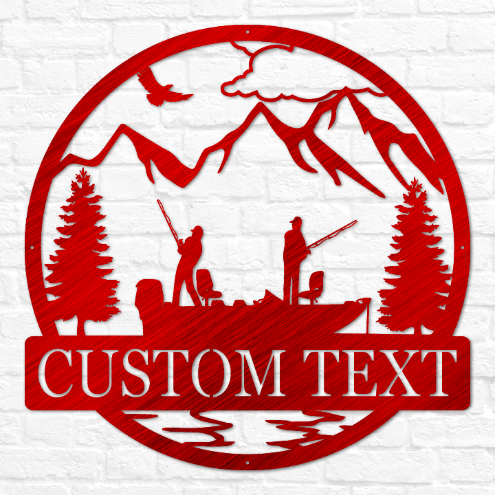 Fishing Boat Outdoor Monogram