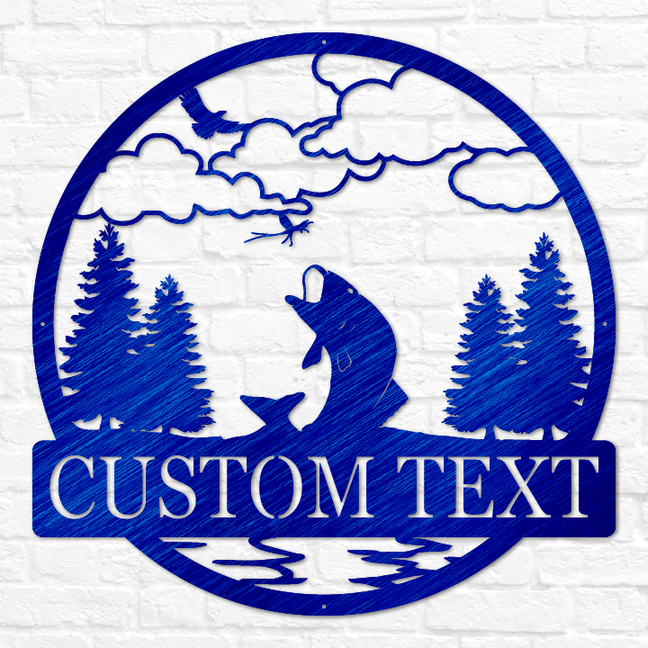 Fly Fishing Outdoor Monogram