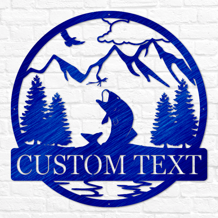 Fly Fishing Outdoor Monogram