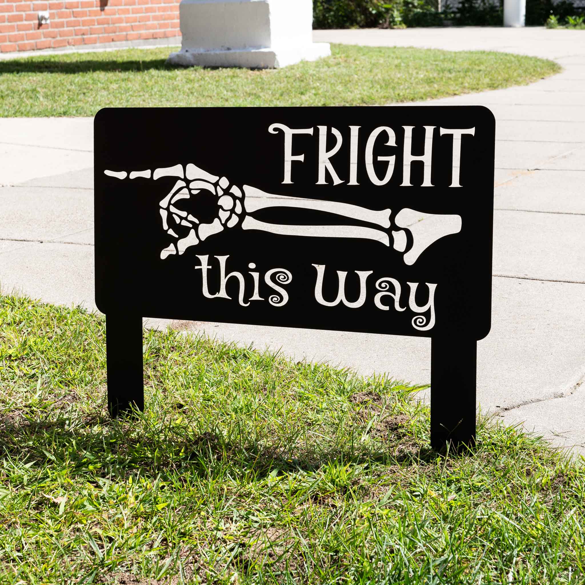 Fright This Way Yard Sign – customizecase