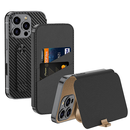 Flip Leather Case  Wallet Case for iPhone 16 Pro Max