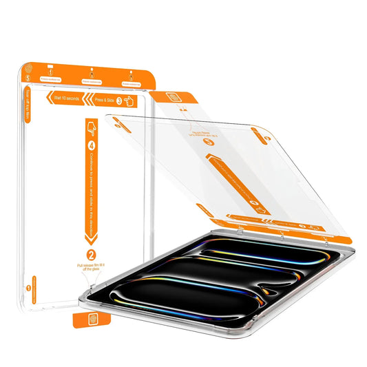 Apple iPad Pro Flat HD High-Penetration Screen Protector Fall-Proof for 13 10.5 Inch Air Full Series Compatible All Sizes