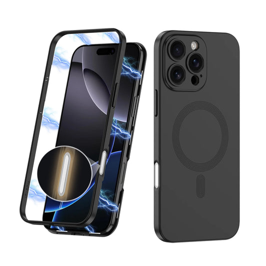 Wireless Charging case with Magnetic Border case for iphone 15 16 Pro Max