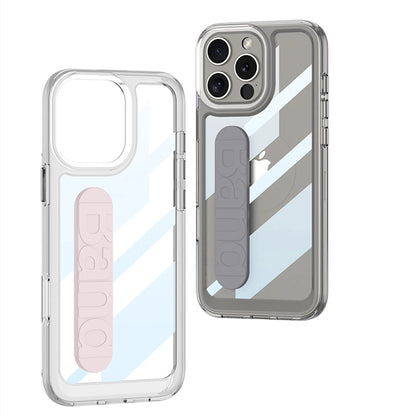 Luxury Style  Clear Phone Case For iphone 16 Pro 16 Pro Max Phone Cover  With Wristband