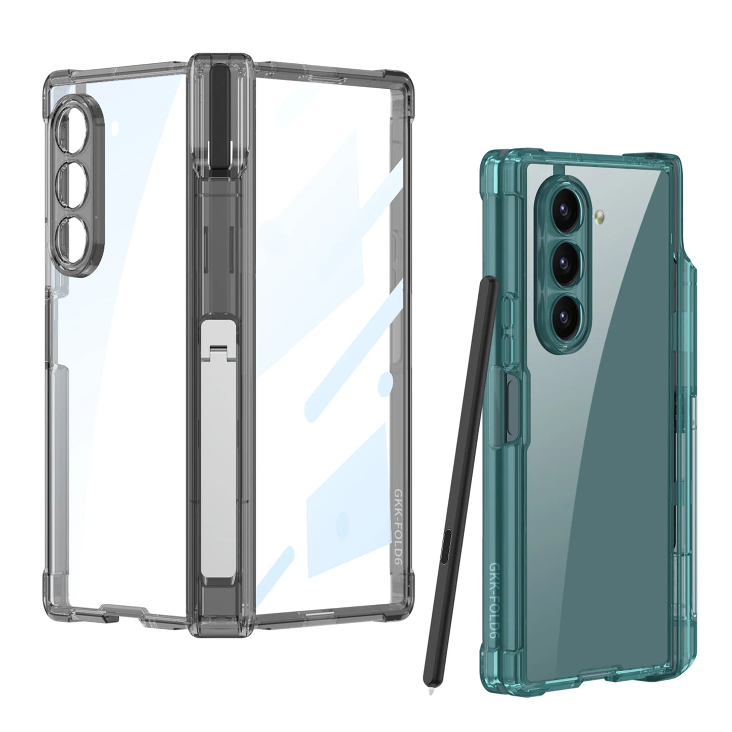 Transparent Hard Anti Shock Case For Samsung galaxy Z Fold 6