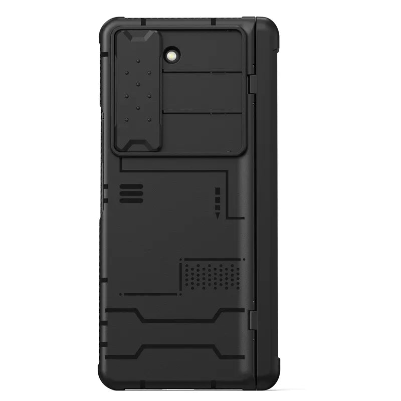 Shockproof Camera Protective Hard PC Cover with Bracket Kickstand Phone Case For Samsung Galaxy Z Fold 5 5G