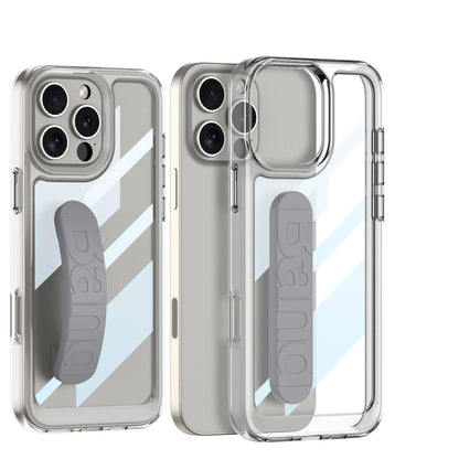 Luxury Style  Clear Phone Case For iphone 16 Pro 16 Pro Max Phone Cover  With Wristband