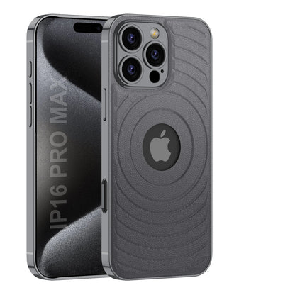 Leather Phone Cases for iphone 15 16 Pro Max with Brand logo Hole