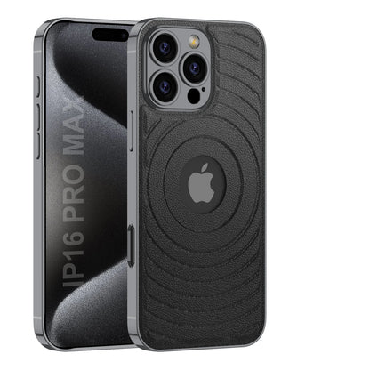 Leather Phone Cases for iphone 15 16 Pro Max with Brand logo Hole